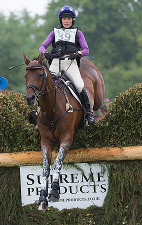 Georgie Strang (GBR) riding Cooley Business Time