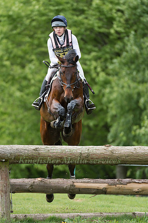 FELICITY COLLINS (GBR) RIDING RSH CONTEND OR COMPETING IN THE CROSS COUNTRY PHASE OF THE  CIC TWO STAR COMPETITION AT THE  2017 ROCKINGHAM CASTLE INTERNATIONAL HORSE TRIAL.