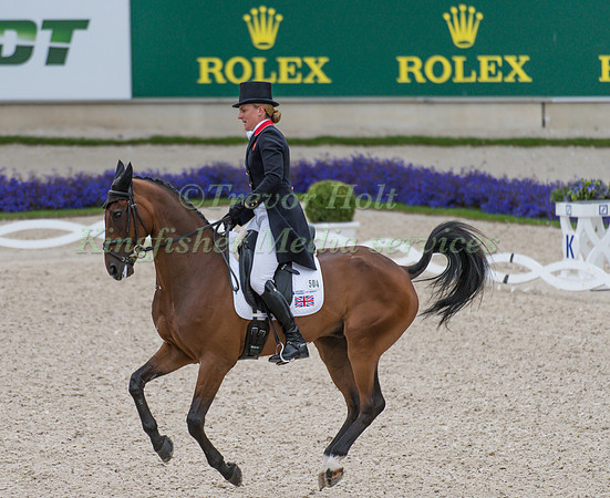 Kristina Cook (GBR) and Calvino II