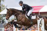 Jesse Campbell (NZL) and  Cleveland  taking part in the Show Jumping phase of the 2019 Mitsubishi Motors Badminton Horse Trials