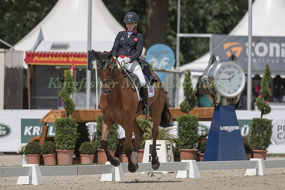 LAURA COLLETT (GBR) AND MR. BASS