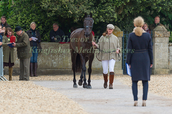Lydia Hannon (GBR) and My Royal Touch at the Final  Horse Inspection of the 2017 Mitsubishi Motors Badminton Horse Trials