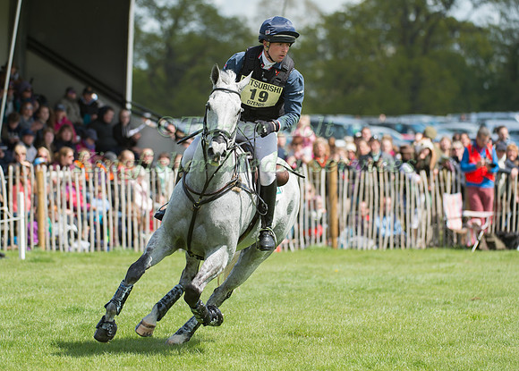 Harry Dzenis (GBR) riding Xam