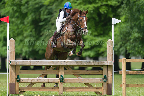 ANNETTE HIGGINS (GBR) RIDING KEC DIGITAL ERA TAKING PART IN THE CROSS COUNTRY PHASE OF THE CICO THREE STAR AT THE 2017 HOUGHTON INTERNATIONAL HORSE TRIALS
