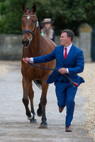 Austin O'Connor (IRL) and Kilpatrick Knight at the first Horse Inspection of the 2017 Mitsubishi Motors Badminton Horse Trials