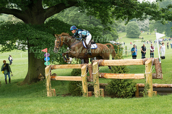 Olivia Craddock (GBR) riding Billy Liffy