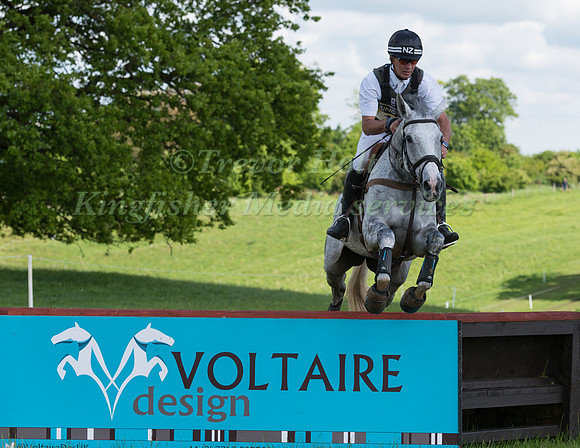 ANDREW  NICHOLSON (NZL) RIDING AS IS COMPETING IN THE CROSS COUNTRY PHASE OF THE  CIC ONE STAR COMPETITION AT THE  2017 ROCKINGHAM CASTLE INTERNATIONAL HORSE TRIAL.