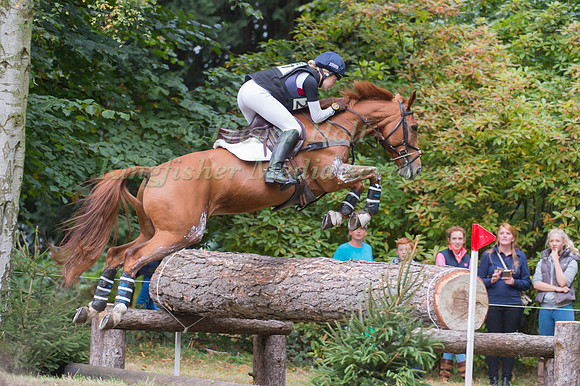 Mollie Summerland of Great Britain riding  BLUSTEREN