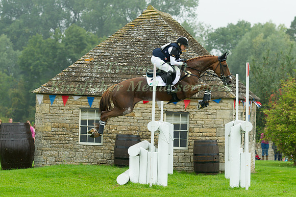 Marilyn Little (USA) riding RF Demeter competing in the Cross Country Phase