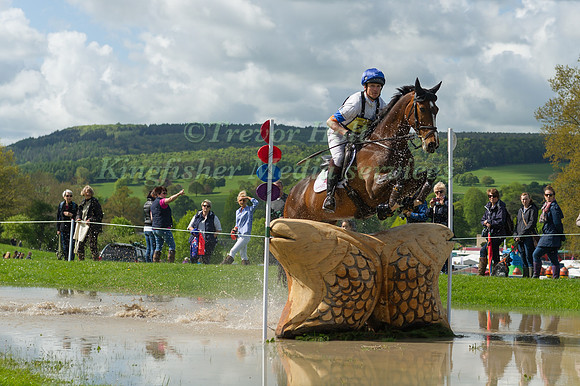 FRANCIS WHITTINGTON (GBR) RIDING  CARLCHEN COMPETING IN THE CROSS COUNTRY PHASE OF THE  CIC THREE STAR COMPETITION AT THE  2017 DODSON AND HORRELL CHATSWORTH INTERNATIONAL HORSE TRIAL.