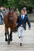 Astier Nicolas (FRA) and Piaf de B'Neville at the first Horse Inspection of the 2017 Mitsubishi Motors Badminton Horse Trials