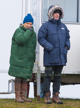 Jennifer Saunders and Ade Edmounds