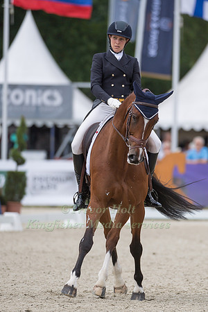 ELISABETH HALLIDAY-SHARP (USA) AND DENIRO Z