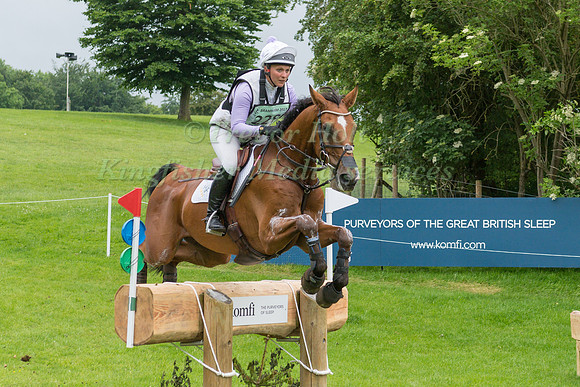GEMMA TATTERSALL (GBR) AND PAMERO 4 TAKING PART IN THE CROSS COUNTRY PHASE OF THE  CIC THREE STAR COMPETITION AT THE 2017 EQUI-TREK BRAMHAM INTERNATIONAL HORSE TRIALS
