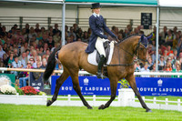 Katherine Hague (GBR) riding Royal Council competing in the dressage test