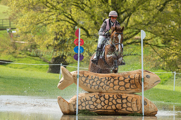 JANE RILEY (GBR) RIDING  LOMOTO COMPETING IN THE CROSS COUNTRY PHASE OF THE  CIC THREE STAR COMPETITION AT THE  2017 DODSON AND HORRELL CHATSWORTH INTERNATIONAL HORSE TRIAL.
