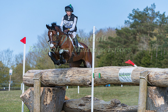 EDIE CAMPBELL RIDING FIREBALL F