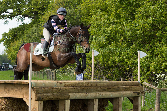 GRETA MASON  RIDING CAFRE FIRST MELODY COMPETING IN THE CROSS COUNTRY PHASE OF THE  INTERMEDIATE  COMPETITION AT THE  2017 ROCKINGHAM CASTLE INTERNATIONAL HORSE TRIAL.