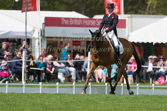 Zara Tindall (GBR) riding Watkins