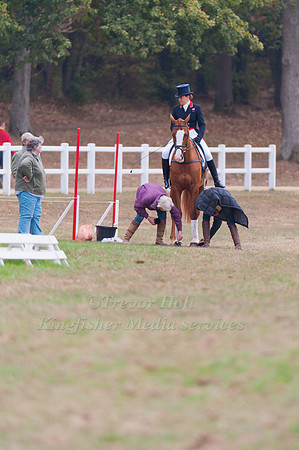 Pippa Funnelll and Billy Landretti Prepare for Dressage