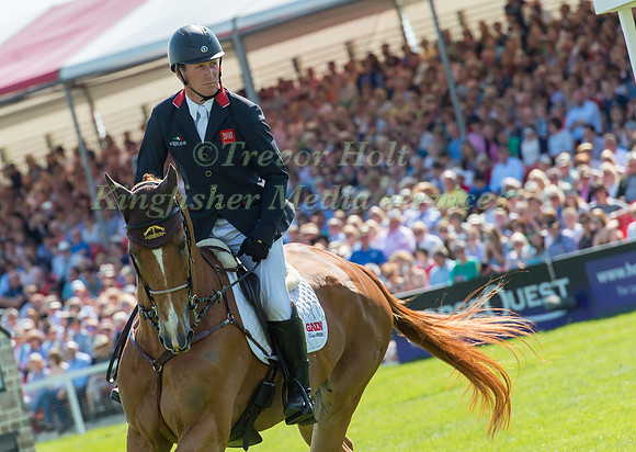 Oliver Townend of Great Britain  riding Armada