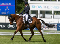 ALICIA HAWKER (GBR) AND CHARLES RR TAKING PART IN THE DRESSAGE PHASE OF THE  UNDER 25 CCI THREE STAR COMPETITION AT THE 2017 EQUI-TREK BRAMHAM INTERNATIONAL HORSE TRIALS