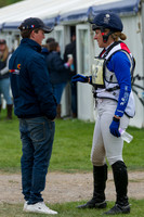 Kristina Cook and Tom McEwen discuss the Cross Country Course at the 2017 Mitsubishi Motors Badminton Horse Trials