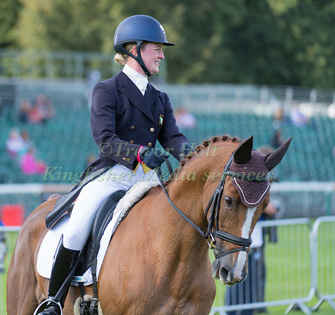 Clare  Abbott (IRL) and Euro Prince
