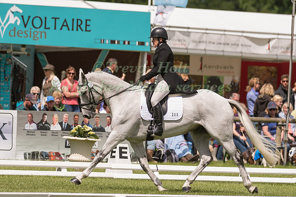 PATRICIA PYTCHES (GBR) AND CES BALLYCAR CHIP TAKING PART IN THE DRESSAGE PHASE OF THE  CIC THREE STAR COMPETITION AT THE 2017 EQUI-TREK BRAMHAM INTERNATIONAL HORSE TRIALS