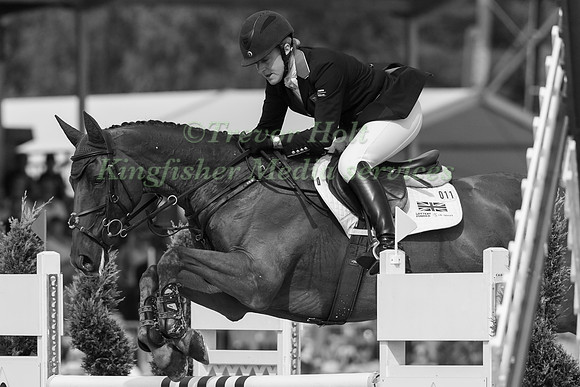 Kristina Cook (GBR) and Billy the Red