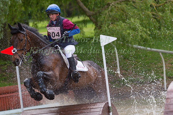 HANNAH BATE (GBR) RIDING BUCKLE END BERTIE TAKING PART IN THE CROSS COUNTRY PHASE OF THE CICO THREE STAR AT THE 2017 HOUGHTON INTERNATIONAL HORSE TRIALS