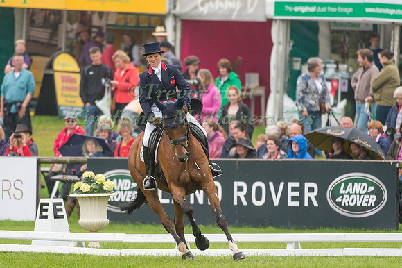 Polly Stockton (GBR) riding Imperial Trump