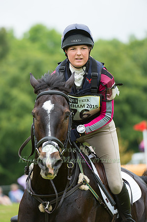 Emily Parker (GBR) riding Diamond Sundance