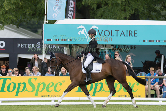ARTHUR  CHABERT (FRA) AND GOLDSMITHS IMBER TAKING PART IN THE DRESSAGE PHASE OF THE  CIC THREE STAR COMPETITION AT THE 2017 EQUI-TREK BRAMHAM INTERNATIONAL HORSE TRIALS