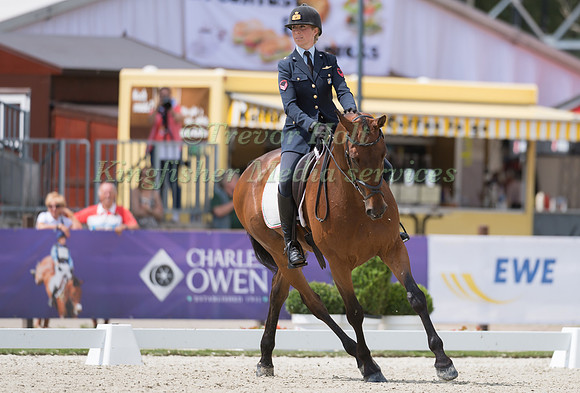 VITTORIA PANIZZON (ITA) AND CHEQUERS PLAY THE GAME