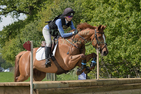 NICOLE GWYNNE  RIDING FREE FLOW COMPETING IN THE CROSS COUNTRY PHASE OF THE  INTERMEDIATE  COMPETITION AT THE  2017 ROCKINGHAM CASTLE INTERNATIONAL HORSE TRIAL.