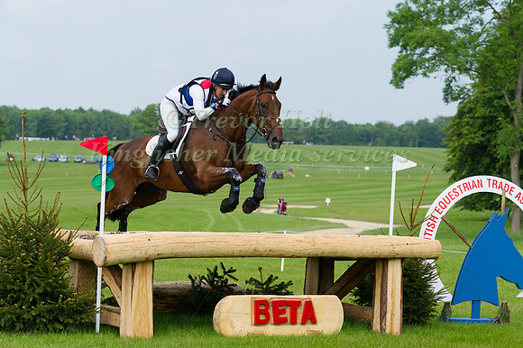 Kristina Cook (GBR) riding De Novo News