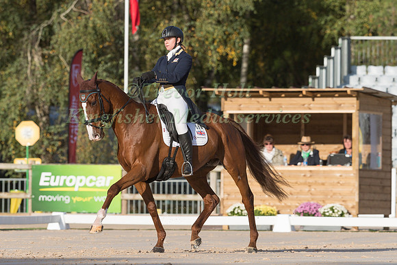 CHARLOTTE EAST (GBR) AND KING ALBERT