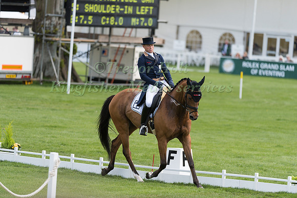 Michael Jung (GER) riding La Biosthetique Sam FBW in the Dressage phase  of  the 2017 Mitsubishi Motors  Badminton Horse Trials