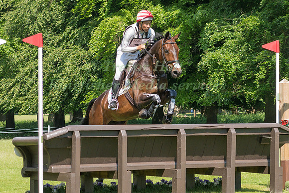 YOSHIAKI OIWA (JPN) RIDING CHANTELLE 2  IN THE CROSS COUNTRY PHASE OF THE CCI ONE STAR AT THE 2017 HOUGHTON INTERNATIONAL HORSE TRIALS