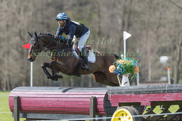CLARKE JOHNSTONE  RIDING  LEOPARD'S ACTION