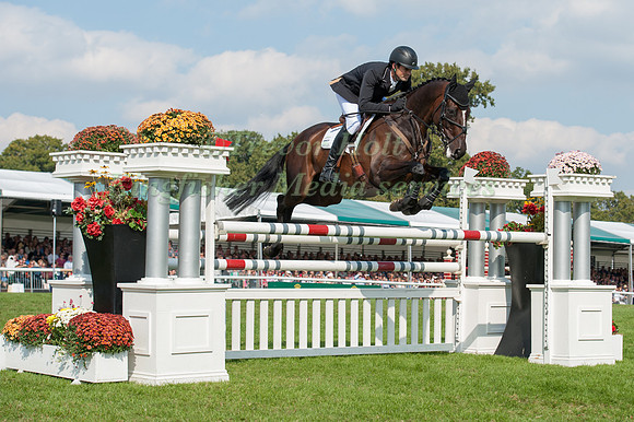 Jonathan Paget (NZL) riding Clifton Promise taking part in the Show Jumping Phase