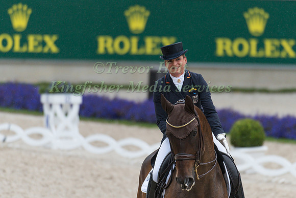 Dorothee Schneider (GER) and Santiago 221 taking part in the Prize of VUV - Vereinigte Unternehmerverbände Aachen Prix St. Georges CDI4*