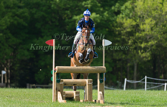 IMOGEN MURRAY  RIDING SHANNONDALE VINTAGE COMPETING IN THE CROSS COUNTRY PHASE OF THE  INTERMEDIATE  COMPETITION AT THE  2017 ROCKINGHAM CASTLE INTERNATIONAL HORSE TRIAL.