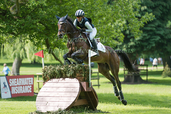 CAROLINE POWELL (NZL) RIDING STRACATHRO SOLITARY MISTRAL  IN THE CROSS COUNTRY PHASE OF THE CCI ONE STAR AT THE 2017 HOUGHTON INTERNATIONAL HORSE TRIALS