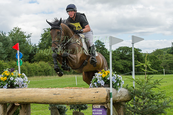 Oliver Townend (GBR) riding Ridire Dorcha taking part in the Cross Country phase of the Howard Russell Construction CIC ** at the Burgham International  30th July 2016