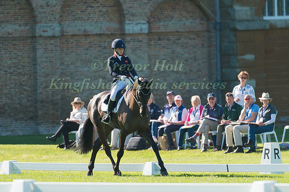 LAURA COLLETT (GBR) RIDING DACAPO IN THE DRESSAGE PHASE OF THE CCI TWO STAR AT THE 2017 HOUGHTON INTERNATIONAL HORSE TRIALS