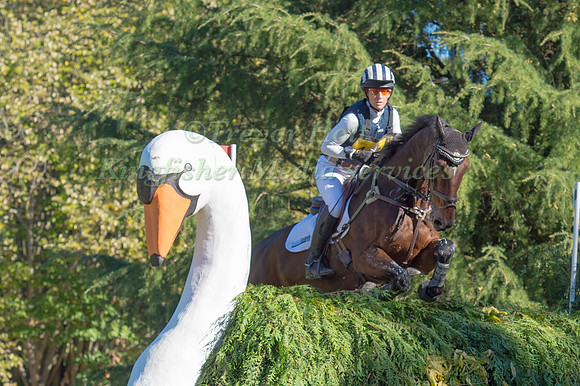 Caroline Powell (NZL) riding Flying Finish
