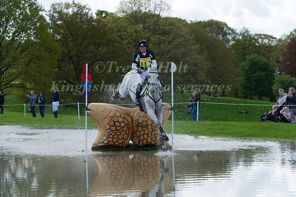 PIPPA FUNNELL (GBR) RIDING  BILLY THE BIZ COMPETING IN THE CROSS COUNTRY PHASE OF THE  CIC THREE STAR COMPETITION AT THE  2017 DODSON AND HORRELL CHATSWORTH INTERNATIONAL HORSE TRIAL.