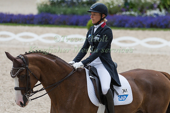 Ingrid Klimke (GER) and Geraldine 189  taking part in the Prize of VUV - Vereinigte Unternehmerverbände Aachen Prix St. Georges CDI4*